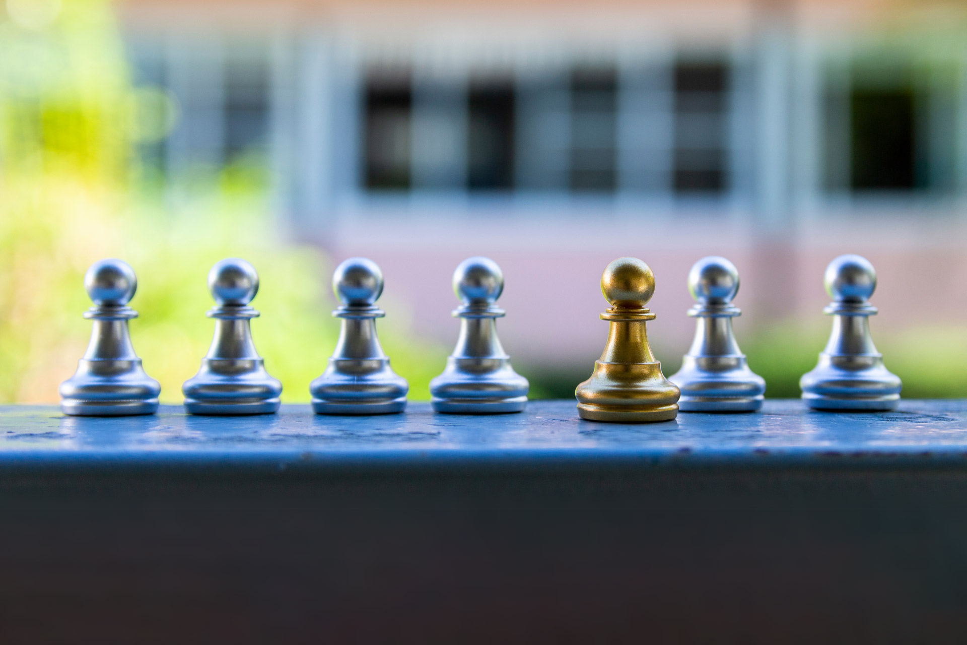 talent-acquisition-process-01 Golden chess moves out of the line. different concept unique success for talent acquisition