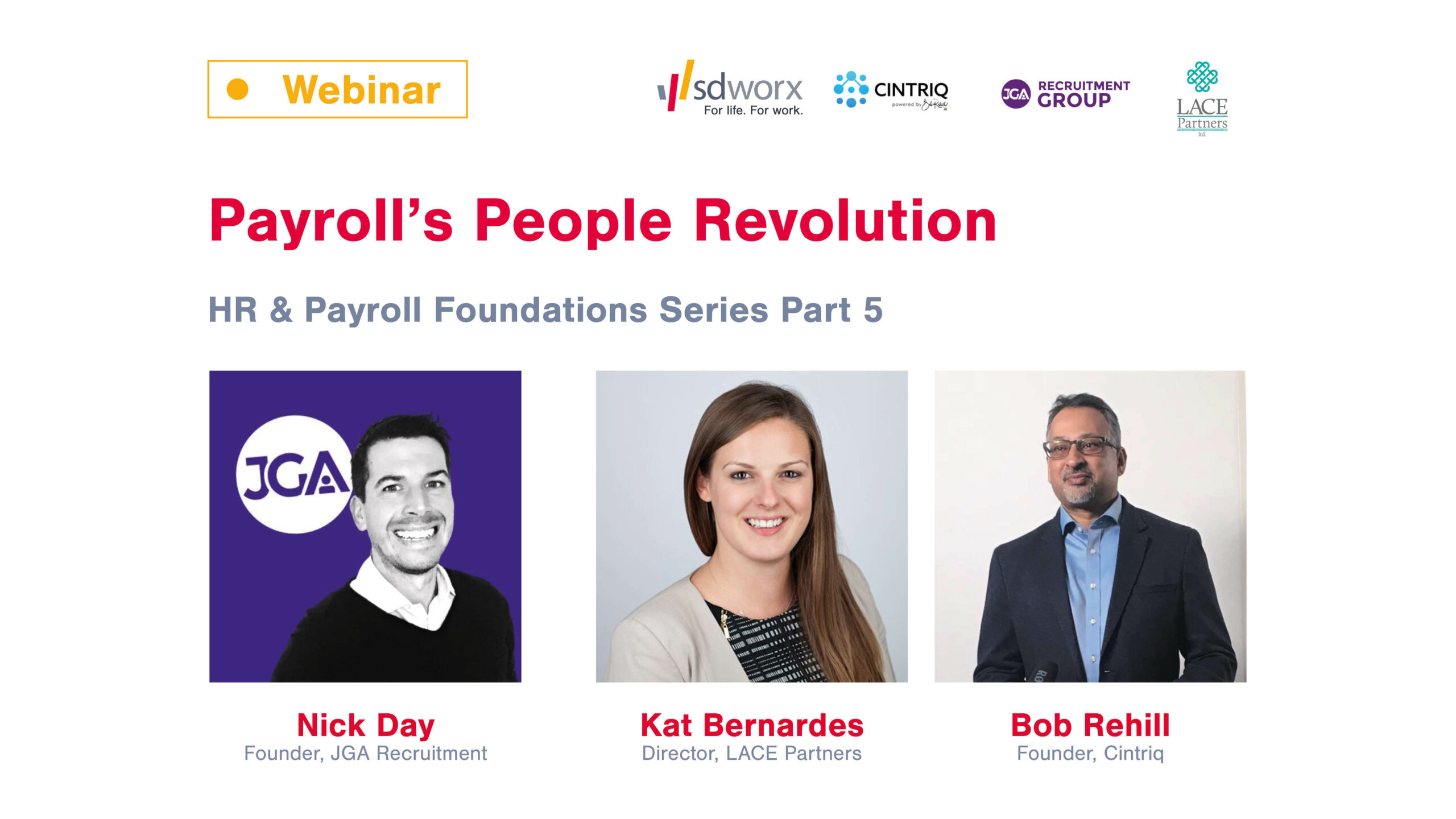 Payroll’s People Revolution - SD Worx webinar