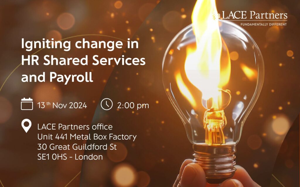 Igniting change in HR Shared Services and Payroll